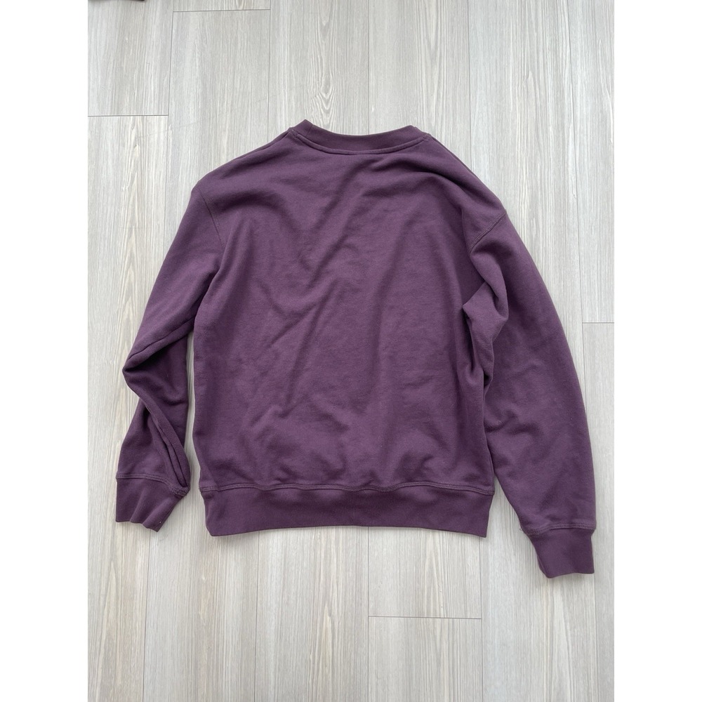 Levi's Eggplant Purple Crewneck Sweatshirt Size Small Autumn Layering - Picture 2 of 5